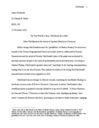 He That Will Be a Hero, Will Barely Be a Man: Other-Worldliness as the Ascent to Spiritual Maturity in Phantastes